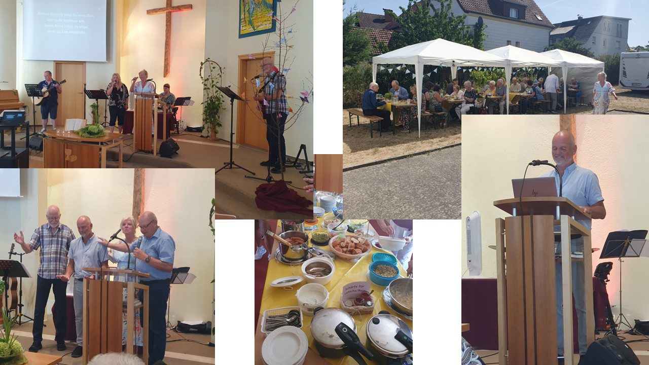 Sommerfest und Einführungsgottesdienst Klaus Wust in Baptisten-Gemeinde Meerholz