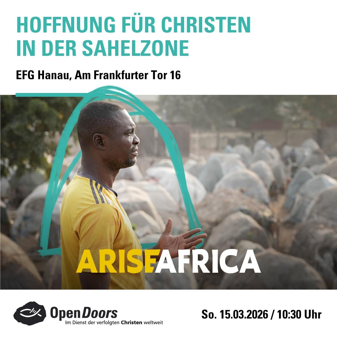 OpenDoors Gottesdienst in der Baptisten-Gemeinde Hanau